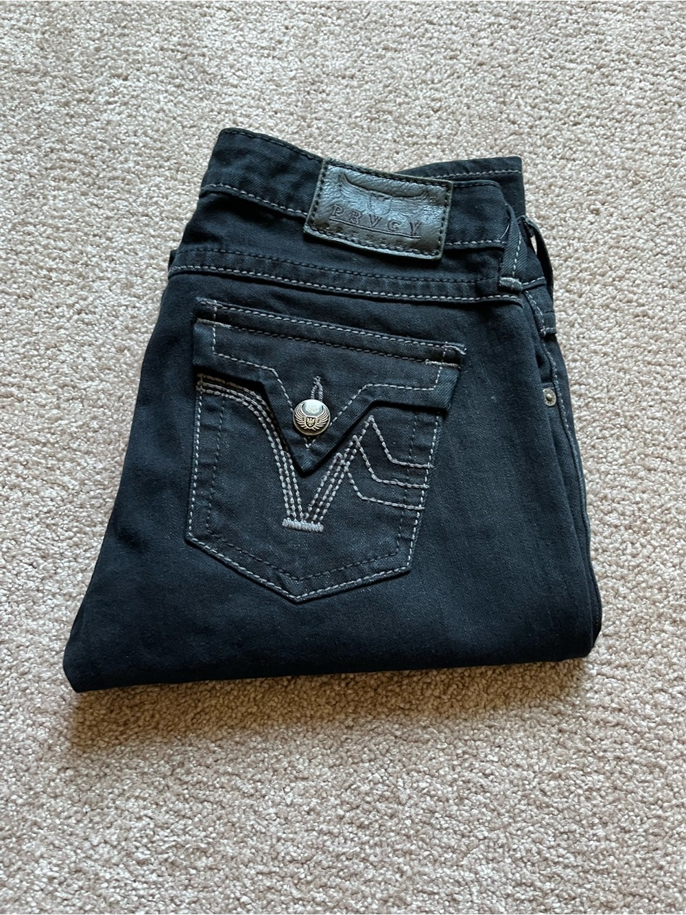 VTG 00’s / Y2K PRVCY Low Rise Bootcut Women’s Black Denim Jeans